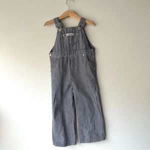Health-tex Vintage Railroad Stripe Denim Overalls
